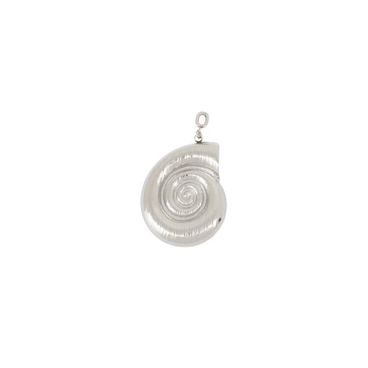 Sundial Shell Charm - Silver|1415