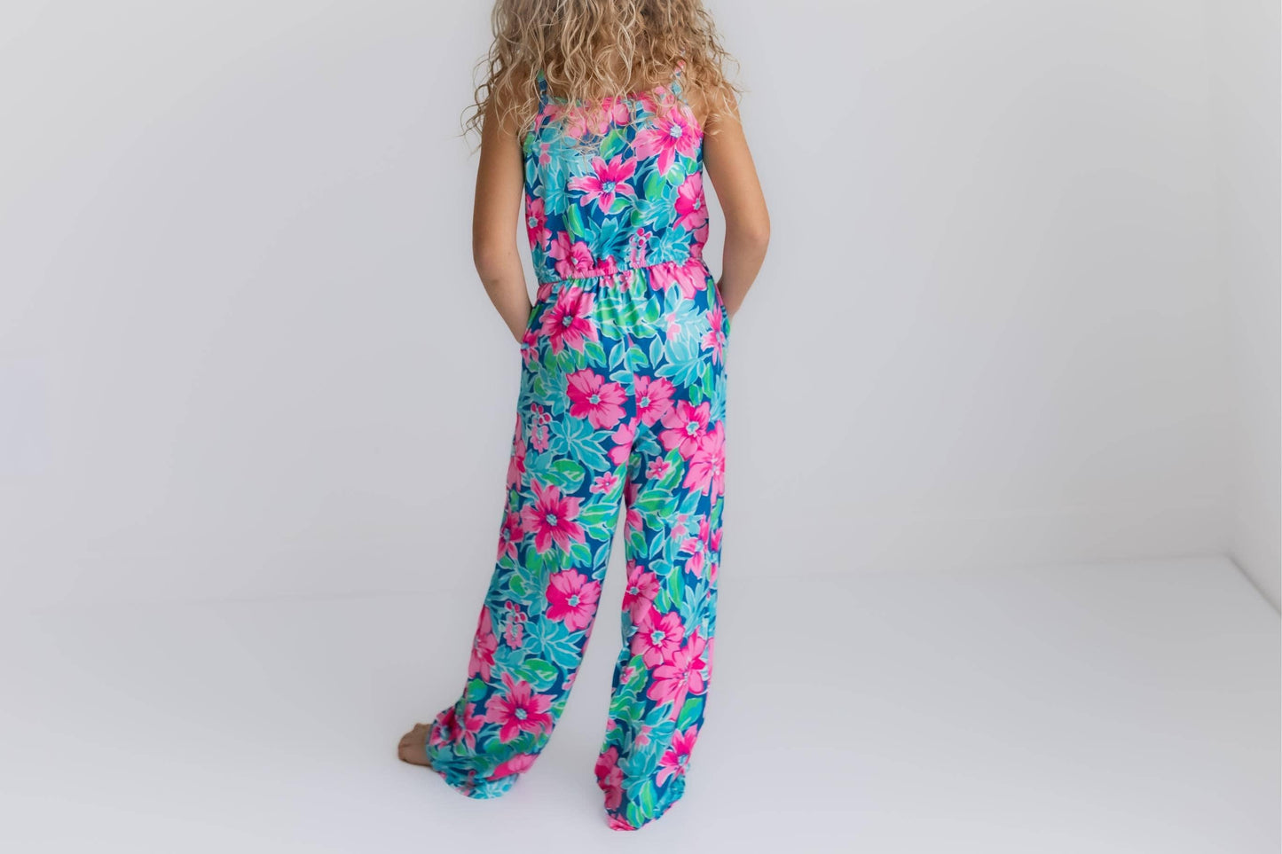 Tropical Jumpsuit With Pockets