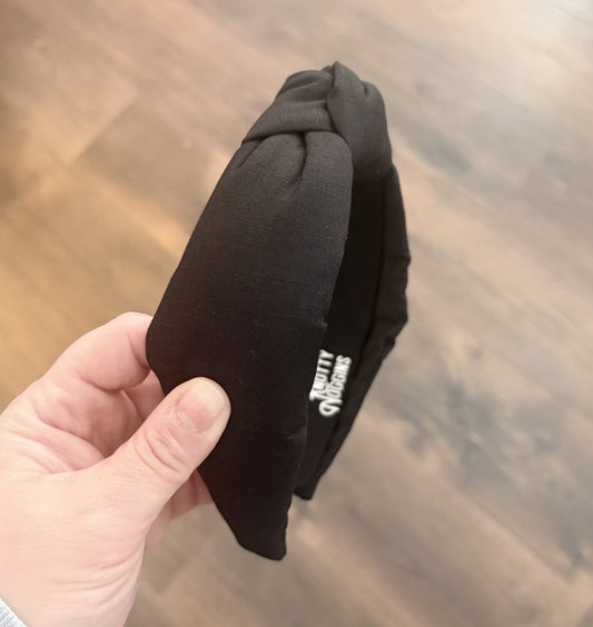 Black Headband by Knotty Noggins|4700