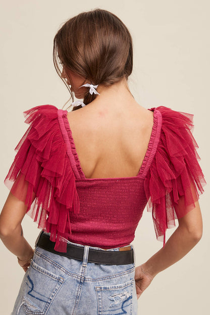 The Lover Smocked Top