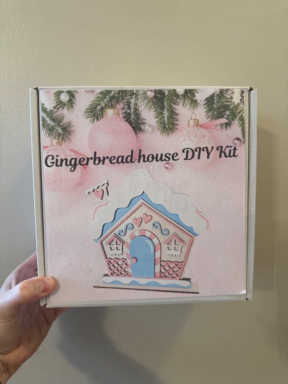 DIY Christmas kids gingerbread house|3326
