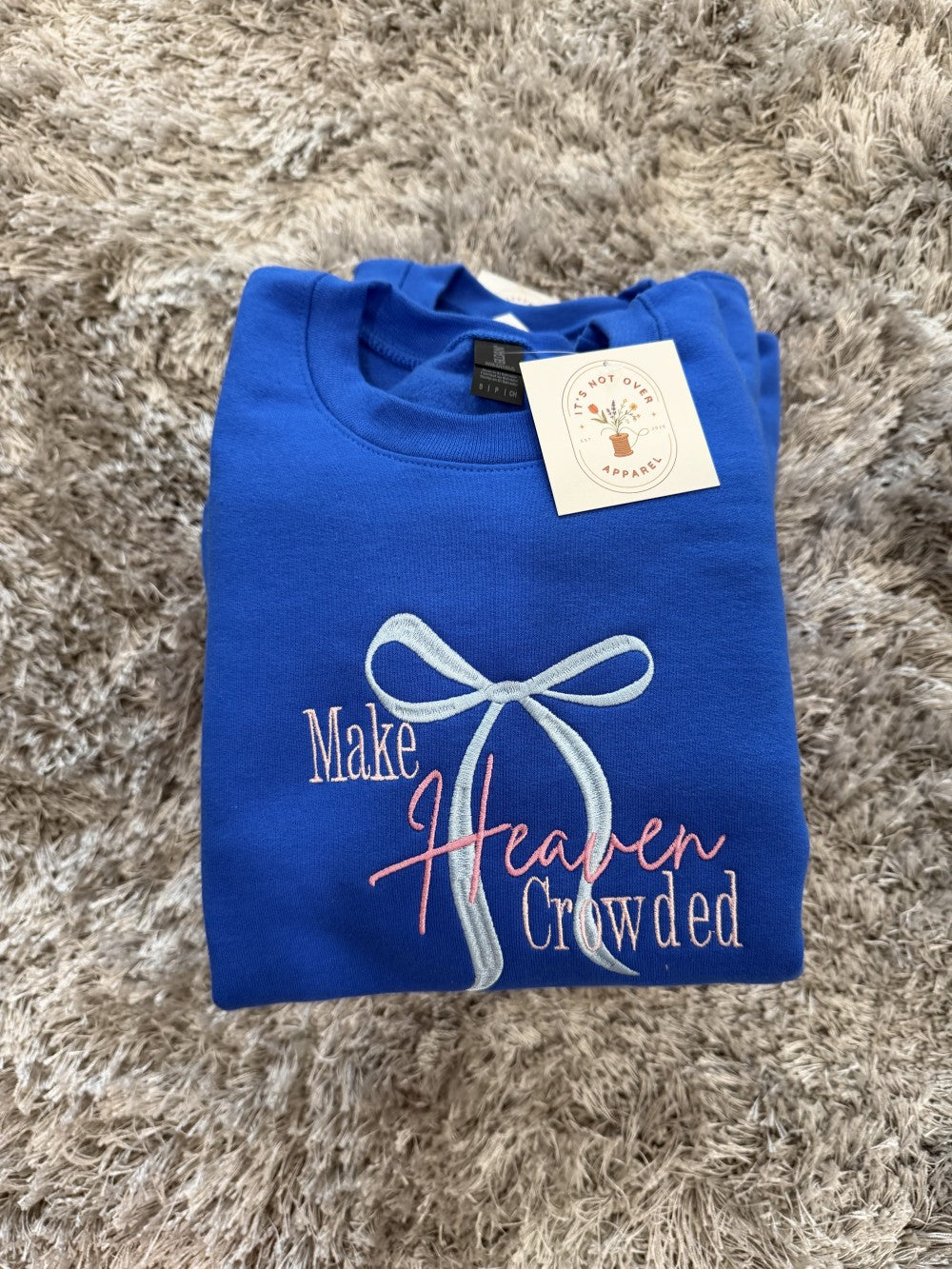 Make Heaven Crowded Bow Sweatshirt|4796