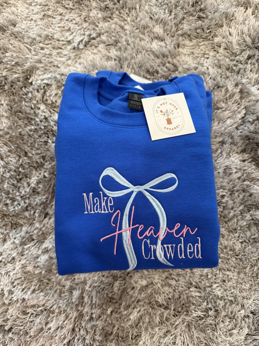 Make Heaven Crowded Bow Sweatshirt|4796