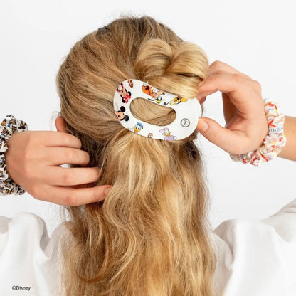 Flat Round Hair Clip | Medium | Mickey and Friends|8379