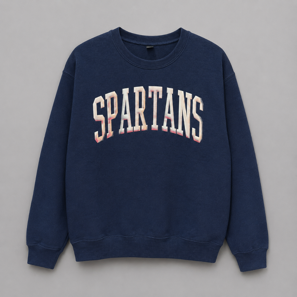Spartans Silver Puff Crew|8826
