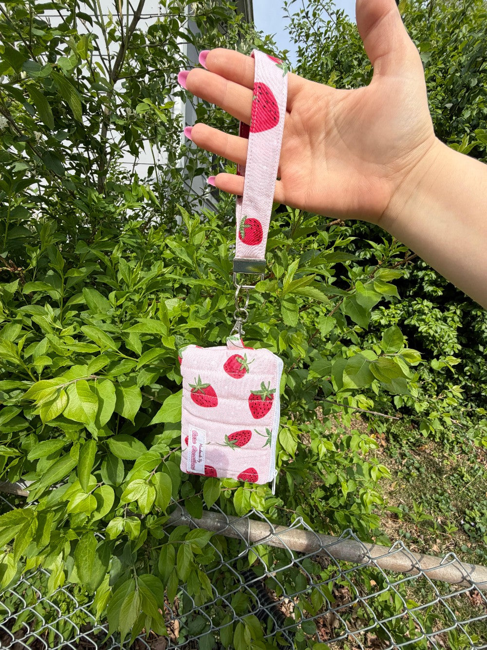 Keychain Wallet Strawberry|7408