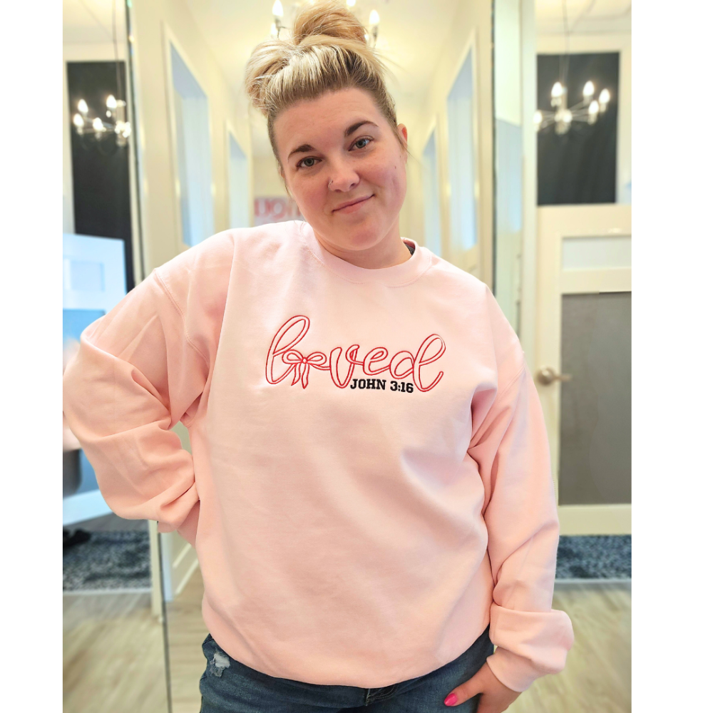 Loved John 3:16 Sweatshirt|4774