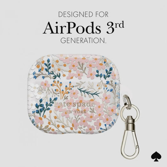 Kate Spade New York Airpods 3rd Gen Multi Floral Rose Case|3425