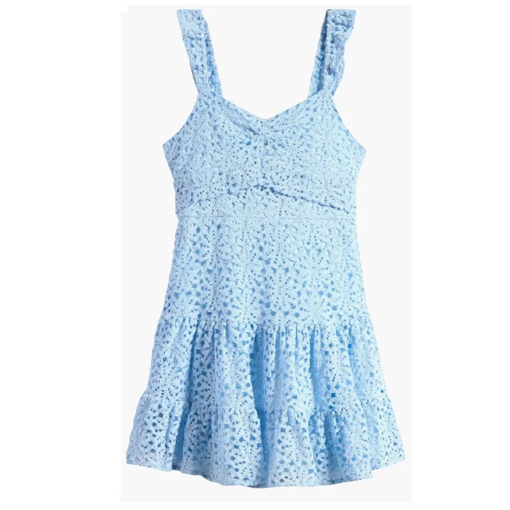 Tween Tiered Ruffle Cotton Blend Dress|7650