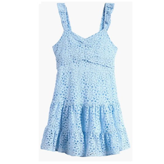 Tween Tiered Ruffle Cotton Blend Dress|7650