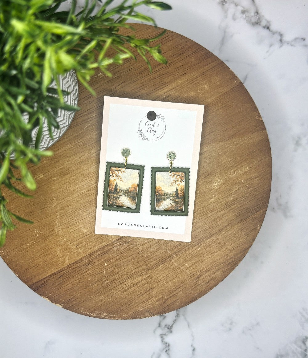 Fall Scene Stamp Dangles|9077
