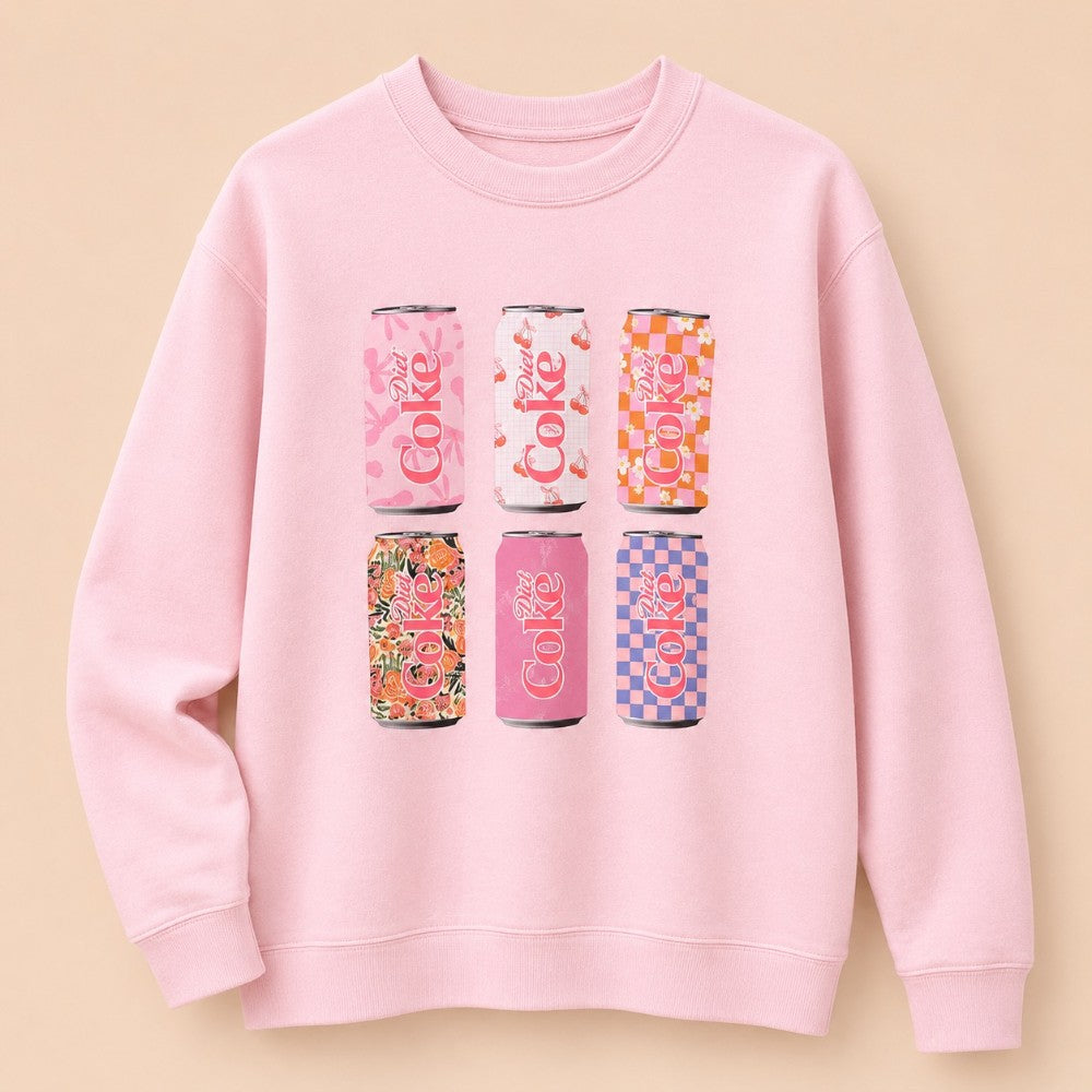 Diet Coke Pretty 6 Pack Crew|8080