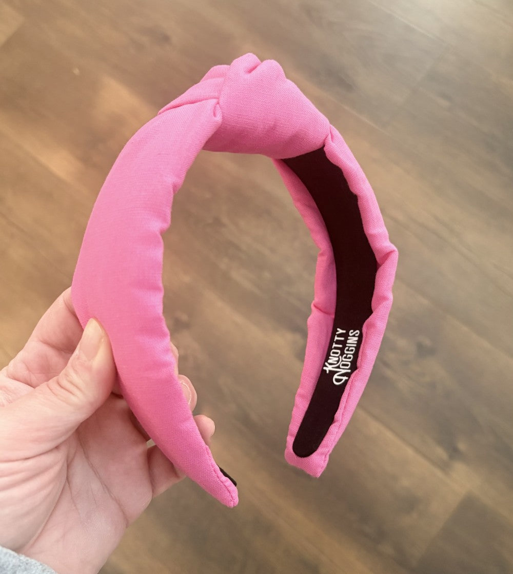 Pink Headband by Knotty Noggins|4699