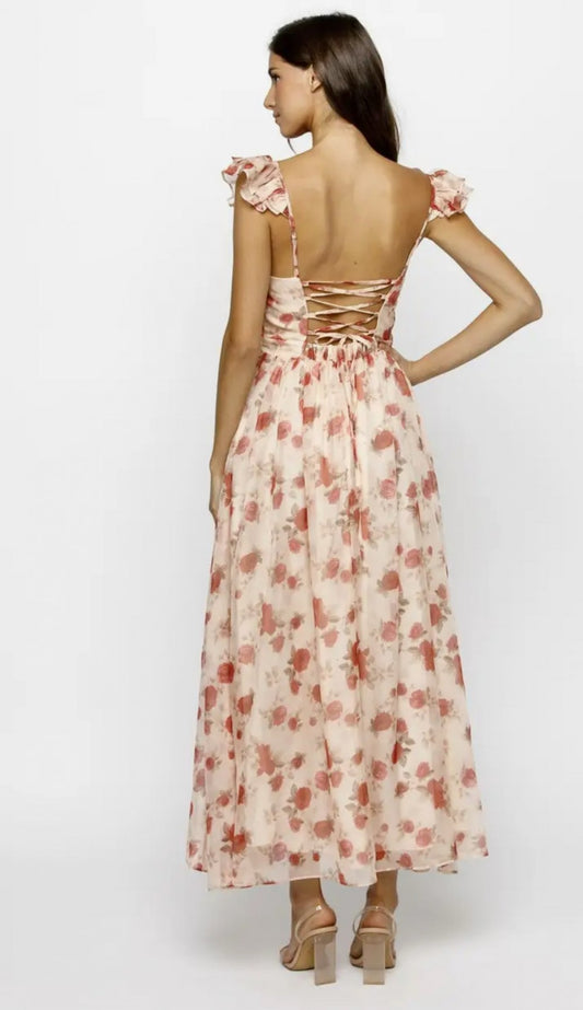 Delia Floral Maxi Dress|5766