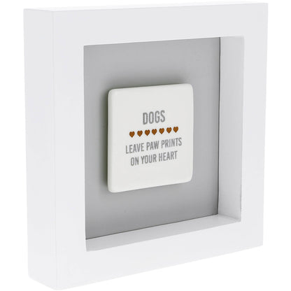 Dog Pawprints - 4.75" Plaque