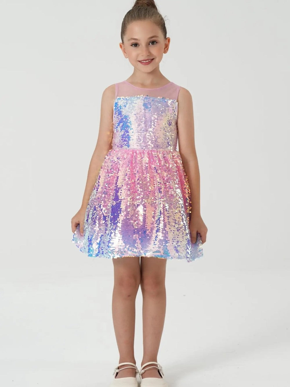 Sparkle Season Sleeveless Dress|8573