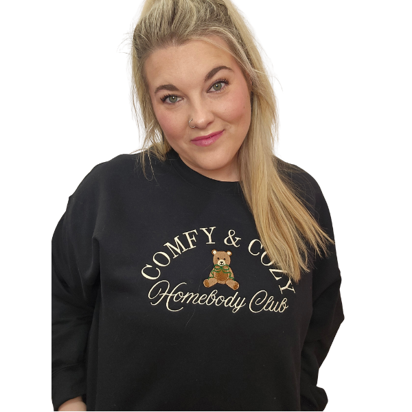 Comfy & Cozy Homebody Club Sweatshirt|5880