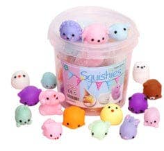 Mochi Squishy Fidget Toy Tub (36pc)
