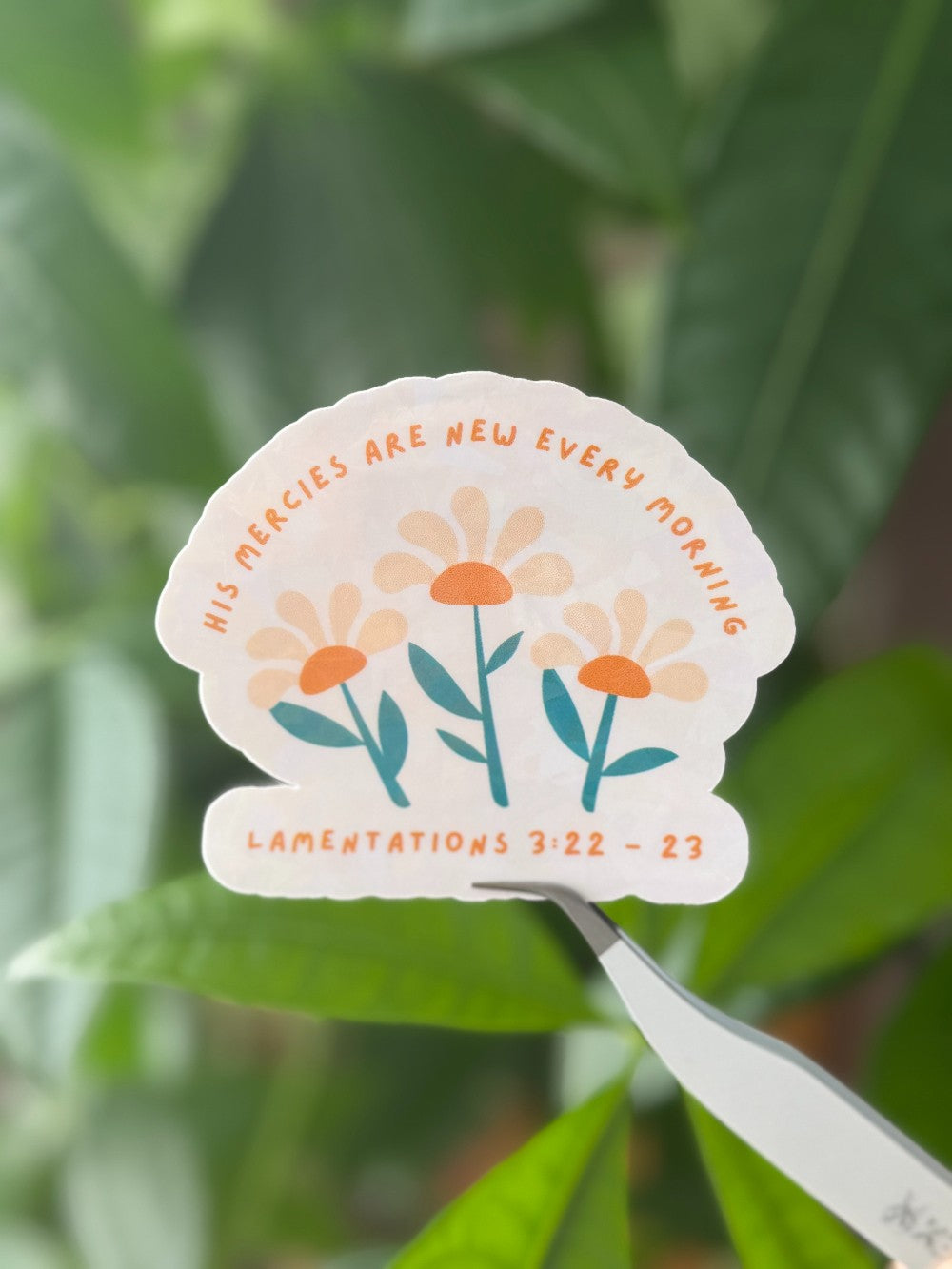 Sticker Lamentations 3:22-23|7427