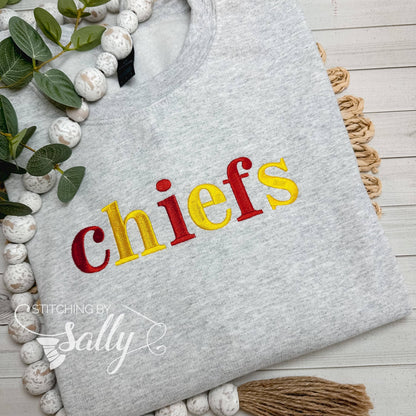 Chiefs Embroidered Sweatshirt