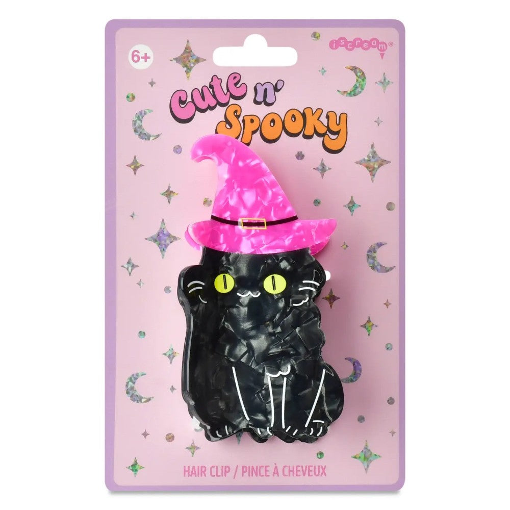 Black Cat Hair Clip|9081