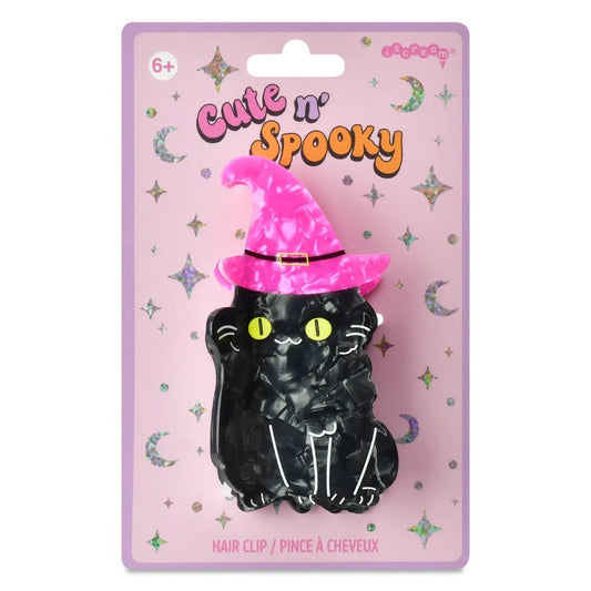 Black Cat Hair Clip|9081