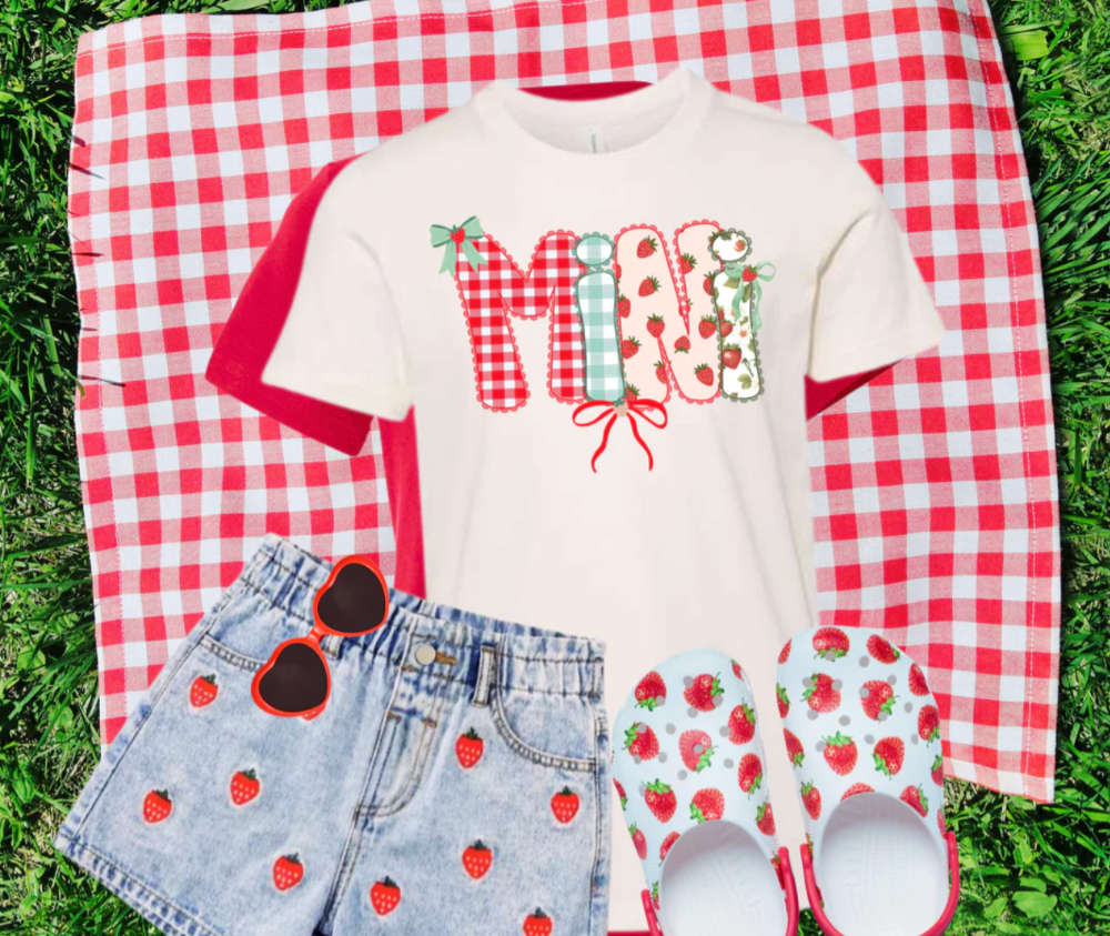 Strawberry Coquette Mini T-shirt|8670