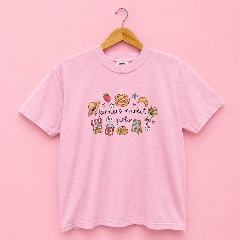 Farmers Market Girly Tee|7965