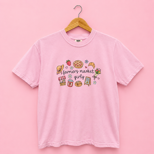 Farmers Market Girly Tee|7965
