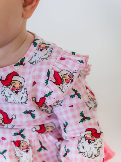 SALE Baby Girls Dear Santa  Bubble