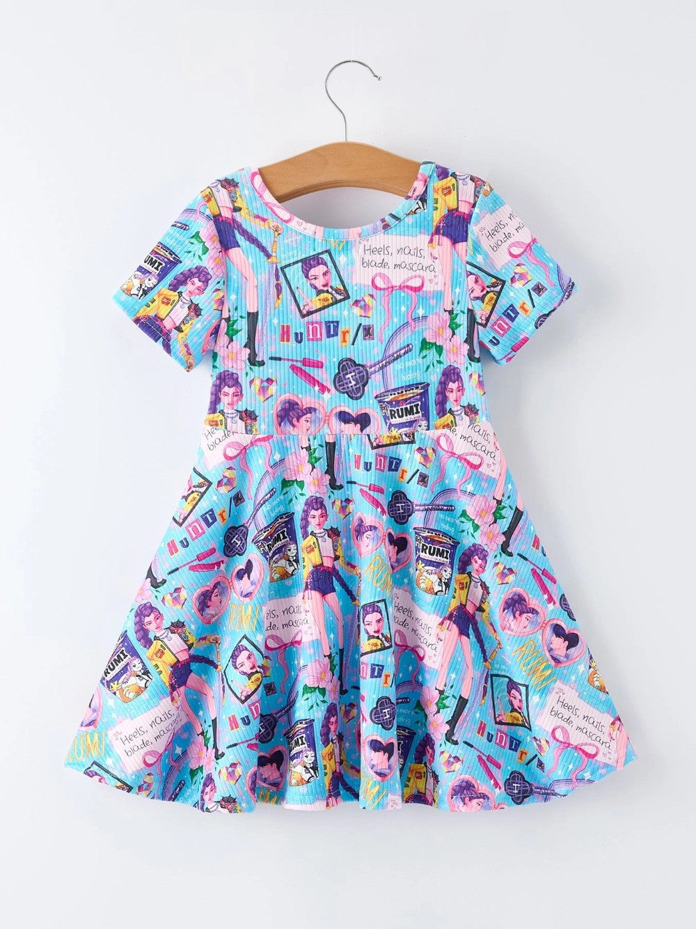 K PopStar Blue Twirl Dress PREORDER|5680
