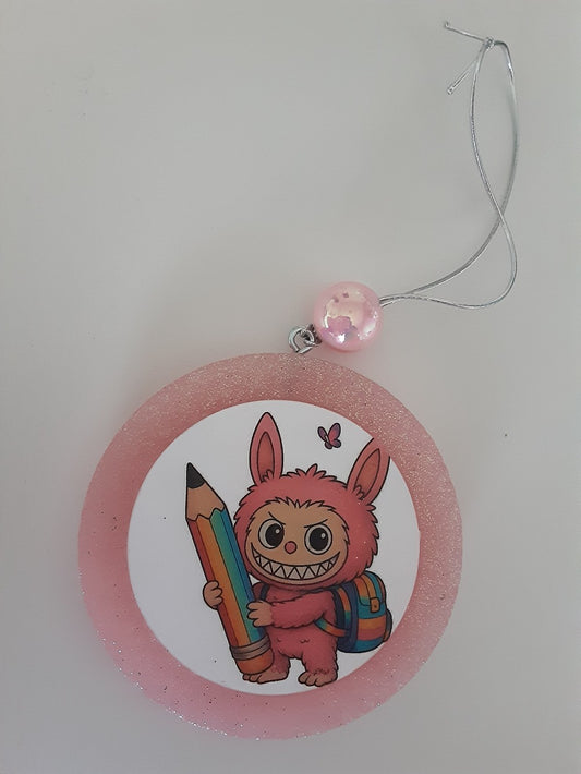 CAR FRESHIE-LABUBU SCHOOL PINK|1391