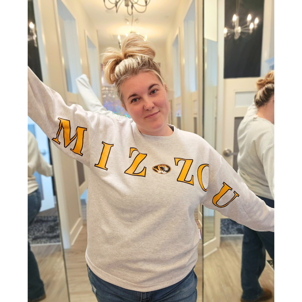 MIZZOU Sleeve 2 Sleeve Crew - IN STOCK|4782