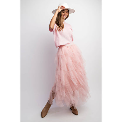 Cascading Tulle Skirt