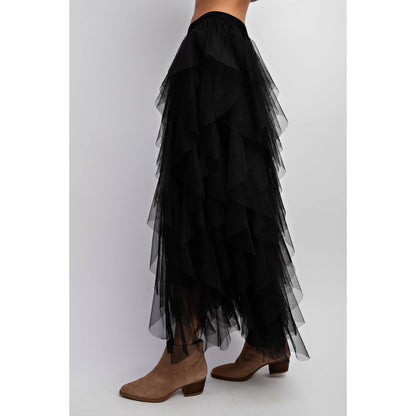 Cascading Tulle Skirt