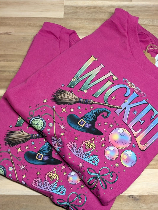 Wicked T-Shirt Berry Color|3119