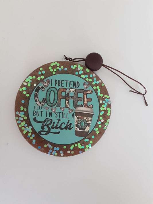 CAR FRESHIE-COFFEE BITCH|1381
