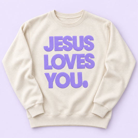 Jesus Loves You Puff Crew|9183