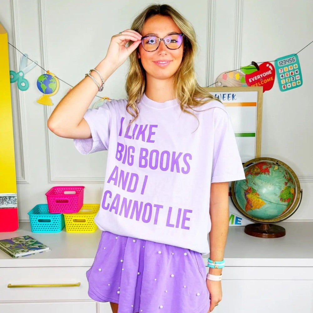 I Like Big Books Tee PREORDER|5686