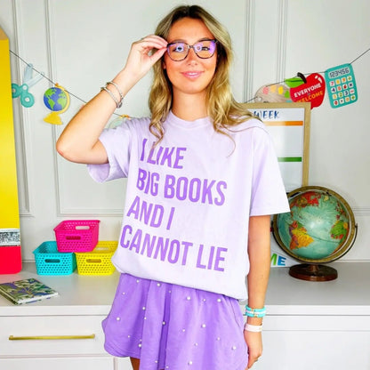 I Like Big Books Tee PREORDER|5686