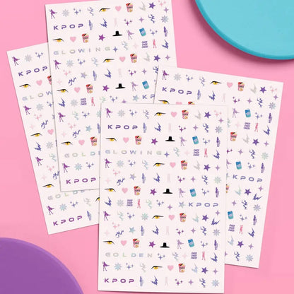 Kpop Nail Stickers|7741