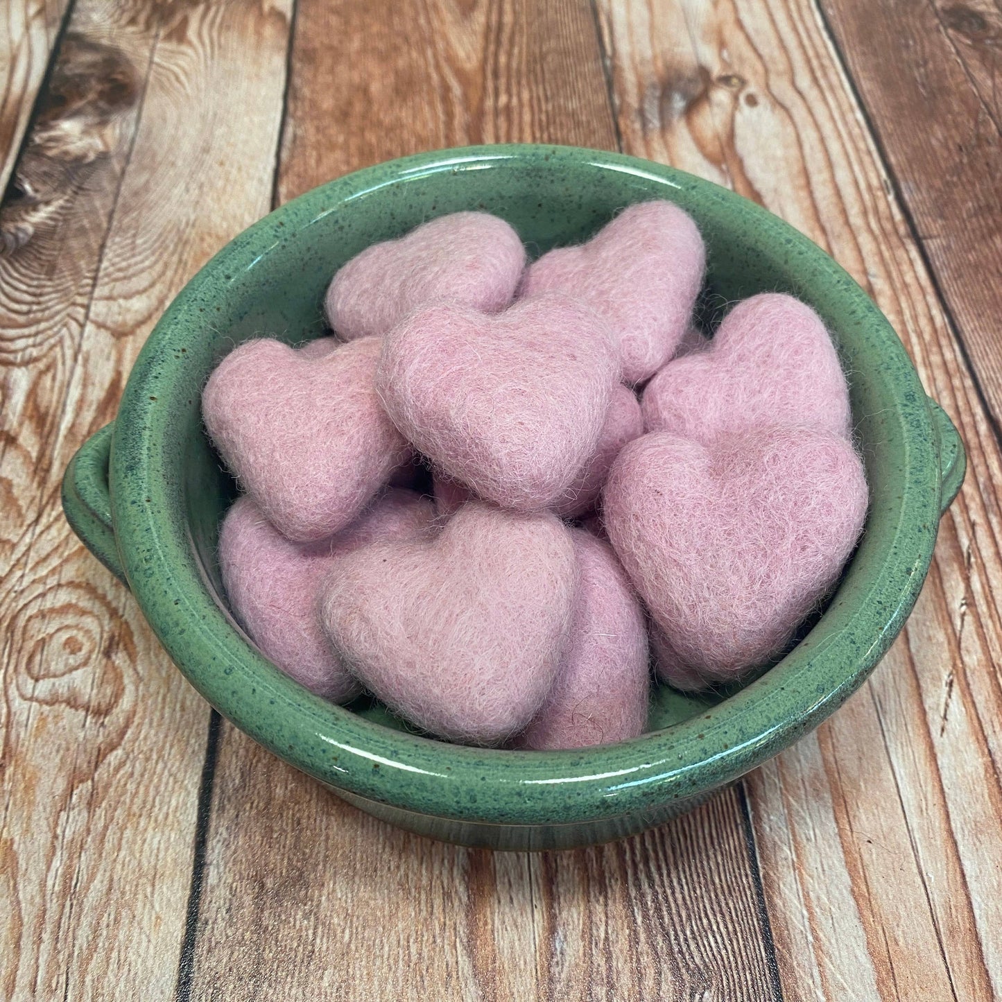 Felt Pocket Heart - Baby Pink