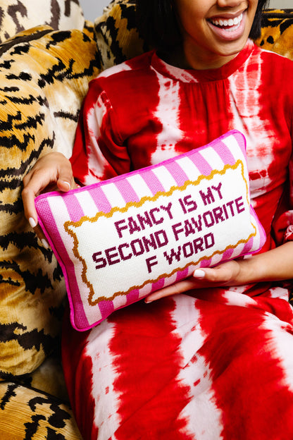 Fancy Needlepoint Pillow