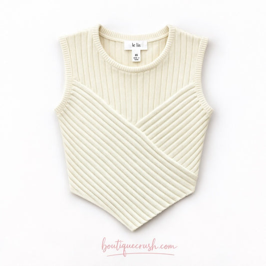 Ivory Asymmetric Tank|6547
