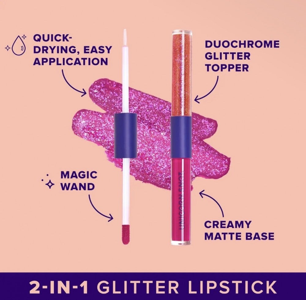 Quiet Riot 2in1 | Pink-Fusion | Glitter Lip Duo | Lip Paint|8951