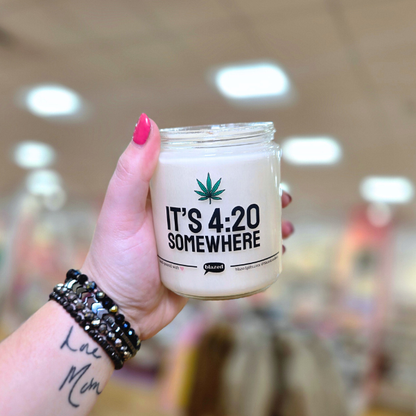 It's 4:20 Somewhere Candle