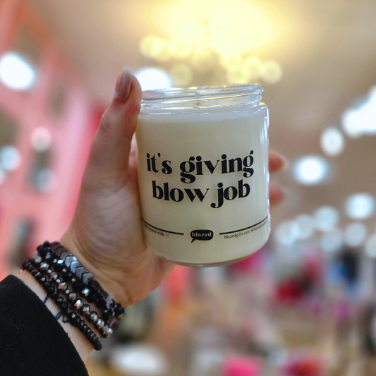 It's giving Blow Job Candle