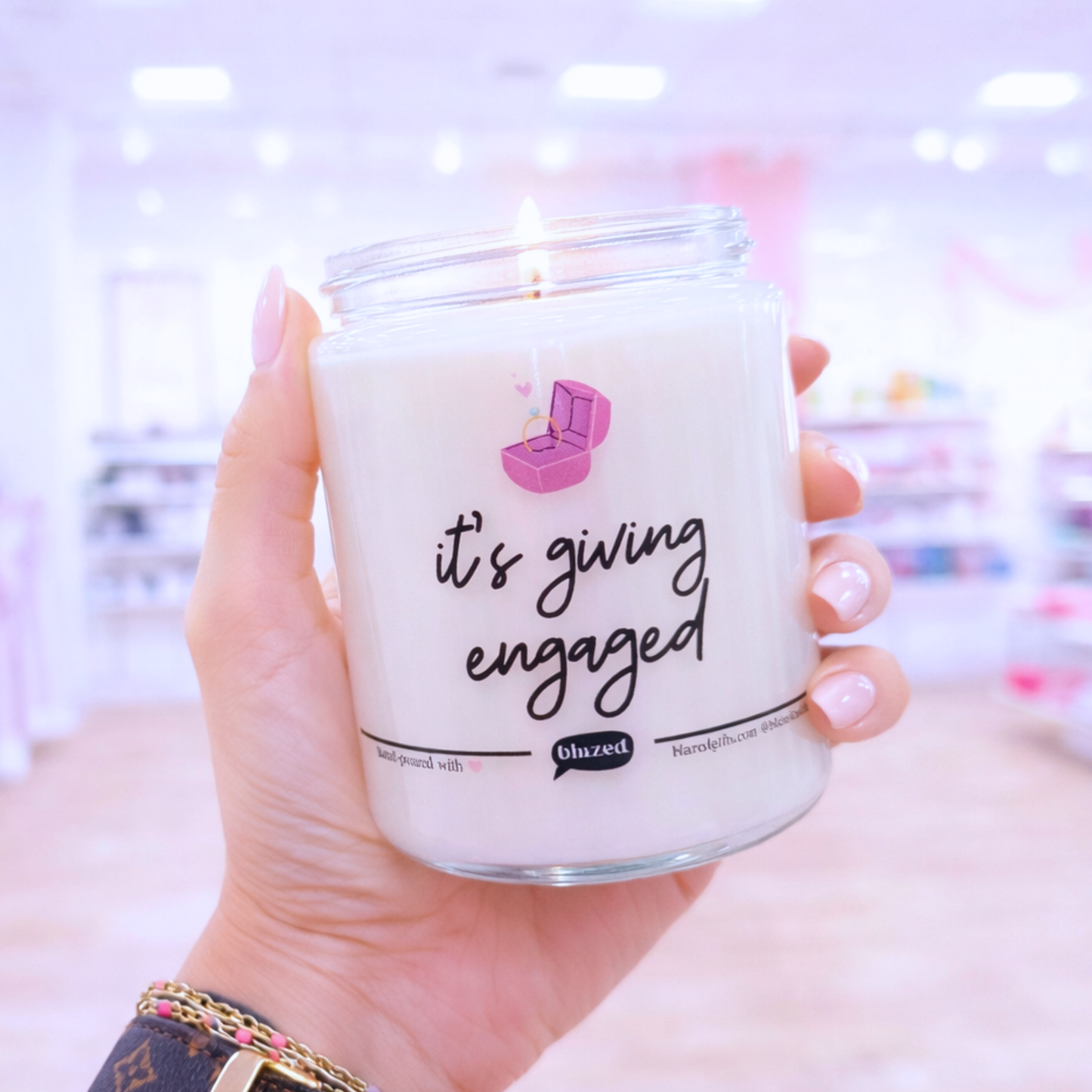 It's Giving Engaged Candle