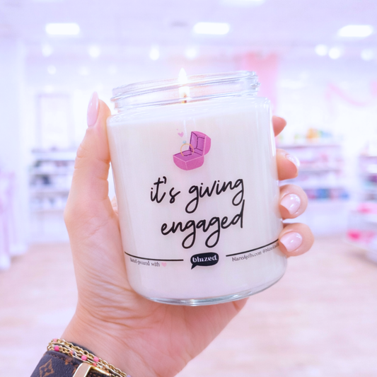 It's Giving Engaged Candle