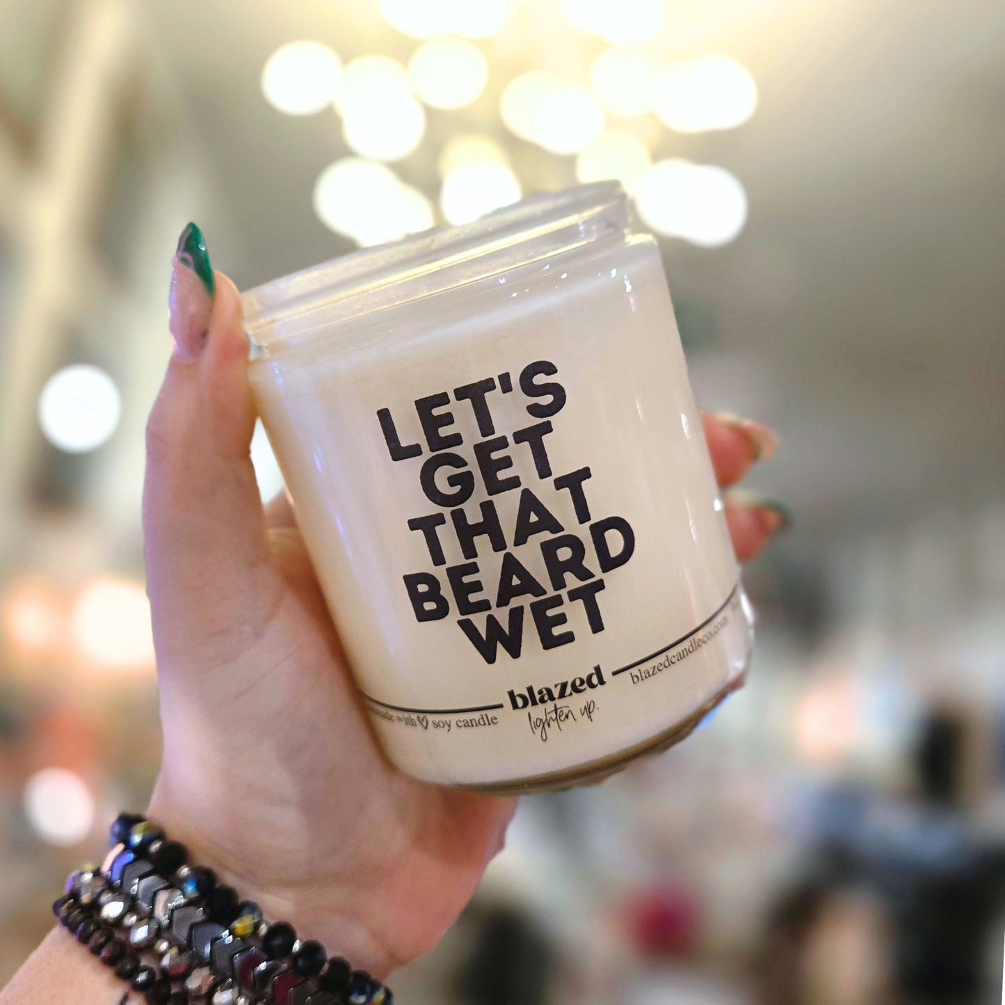 Let's Get That Beard Wet Candle